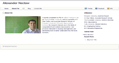 Desktop Screenshot of alexandernectow.com